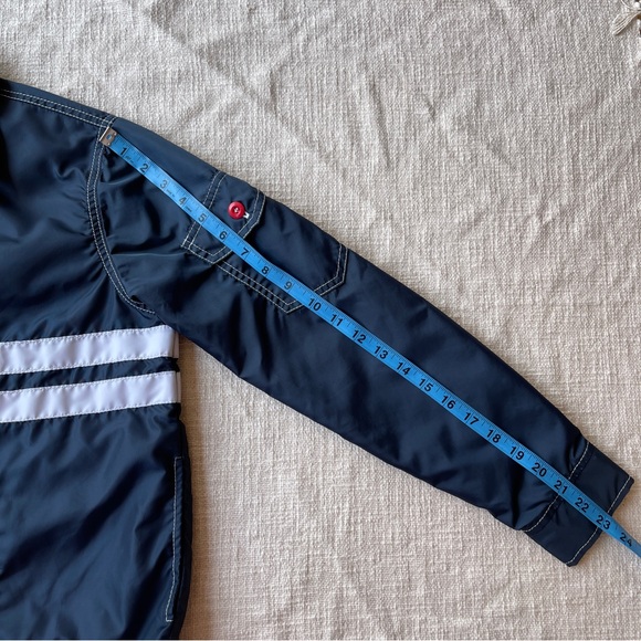 Birdwell Beach Britches Competition Jacket Navy and White Stripes Size M - Picture 13 of 13